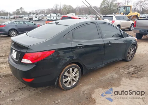 2014 Hyundai Accent Gls z USA, uszkodzony, nr VIN KMHCU4AE3EU590662